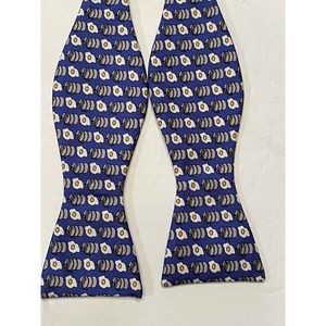 Lazyjack Press Silk Bow Tie Made In Italy Beer Keg And Eggs Funny Crazy